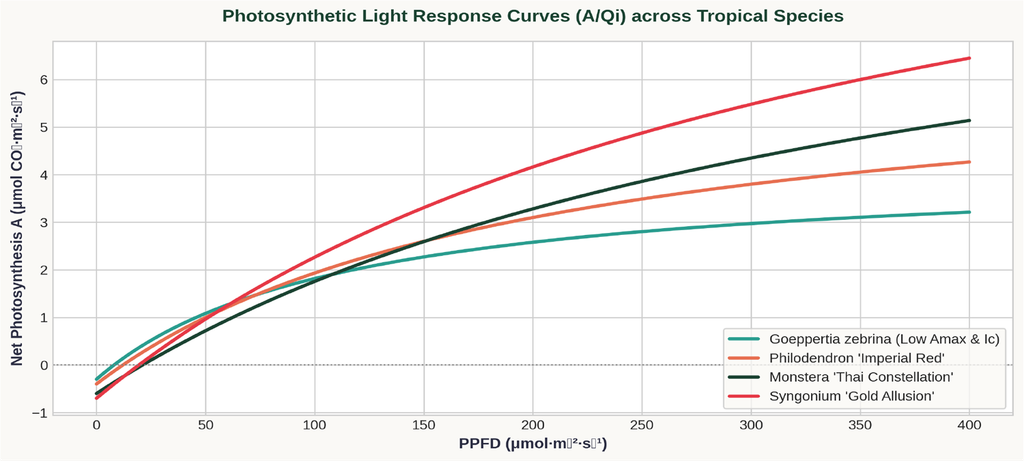 Photosynthetic-Light-Response-Curves