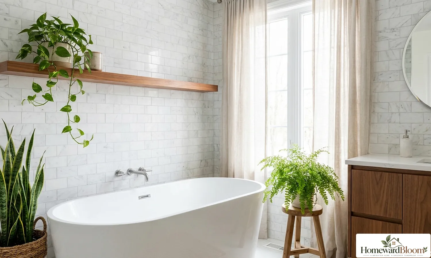 20 Bathroom Plant Decor Ideas for a Fresh, Relaxing Look